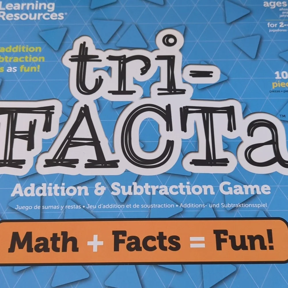 Learning Resources Math Tri-FACTa Game - Picture 2 of 4